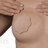 Nähtamatud rinnanibutõstukid - nude (3 paari)