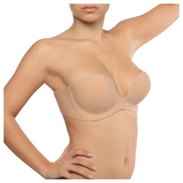 Bye Bra Gala C - nähtamatu push-up rinnahoidja (nude)
