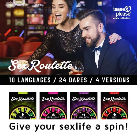 Sex Roulette Kama Sutra - erootiline lauamäng - 10 keeles