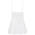 Obsessive 810-BAB-2 - pitsiline babydoll ja stringid (valge) - L/XL