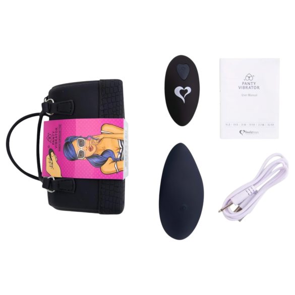 FEELZTOYS Aluspüksivibraator - juhtmevaba, laetav (must)
