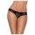 Obsessive Miamor - kividega avatud naiste pitsist stringid (must) - L/XL