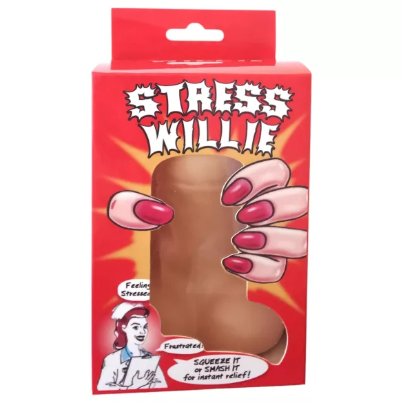 Stress Willie - stressipall - peenise kujuline - naturaalne