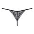Obsessive Intensa - pitsiline paelaga stringid (must)