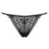 Obsessive Intensa - pitsiline paelaga stringid (must)