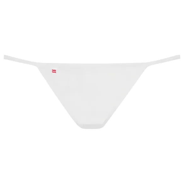 Obsessive Luiza - stringid naistele - valge tulbimustriga