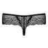 Obsessive Miamor - kividega pitsist naiste stringid (must)