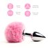 FEELZTOYS - metallist anaalpunn jänkusabaga (hõbe-roosa)