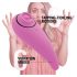 FEELZTOYS Femmegasm - Laetav 2in1 kliitorivibraator (roosa)