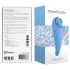 FeelzToys - kliitorivibraator 2in1, laetav, sinine