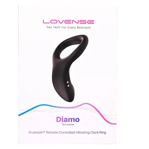 LOVENSE Diamo - nutikas vibratsiooniga peeniserõngas (must)