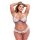 Baci Plus Size - romantiline valge pitsiline rinnahoidja komplekt
