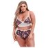 Baci Plus Size - lilleline pitsiline rinnahoidja komplekt