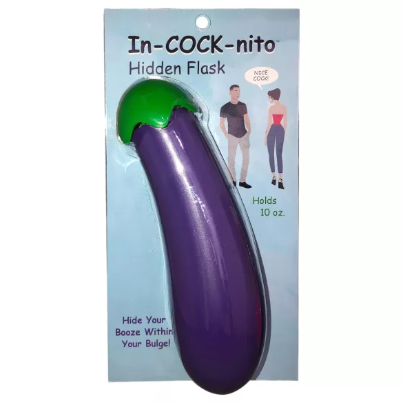 In-cock-nito - peidetud veepudel dildokujuline - lilla