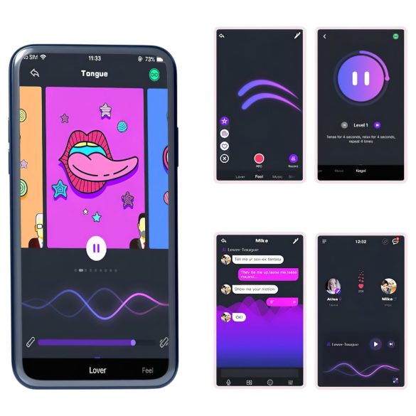 Magic Motion Crystal Duo - nutikas geiša kuuli komplekt - (roheline)