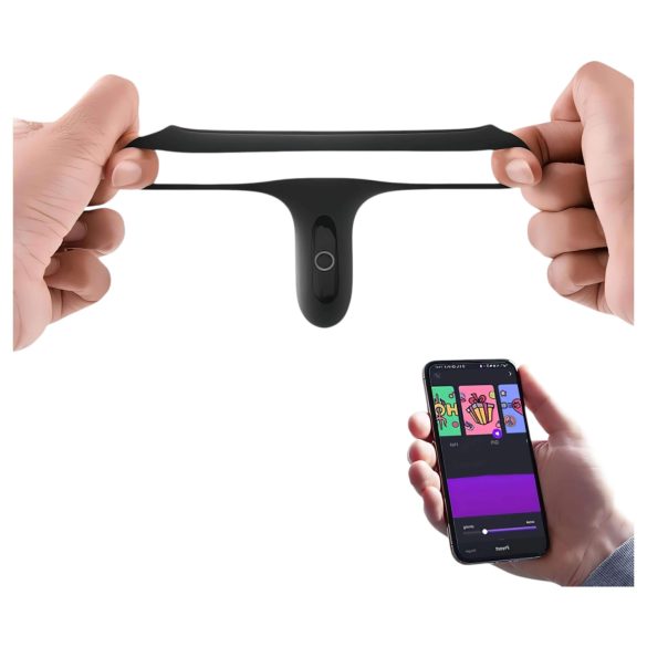 Magic Motion Rise - nutikas vibraatoriga peeniserõngas - laetav - must