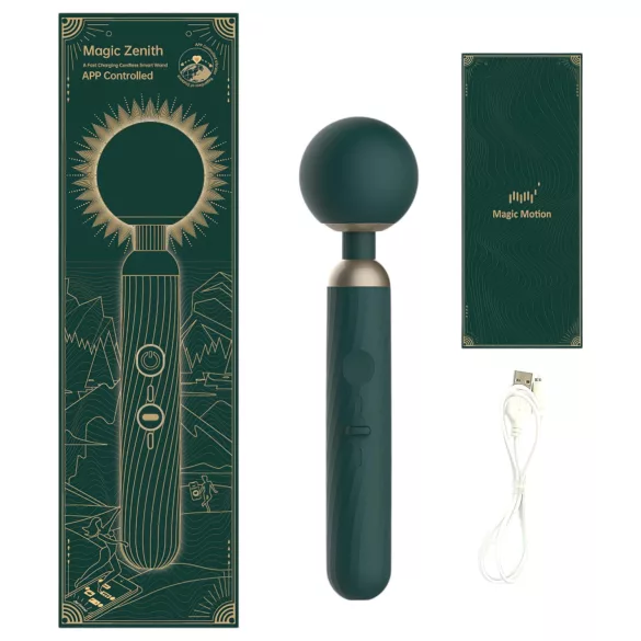 Magic Motion Zenith - rakendusega juhitav masseeriv vibraator (roheline)