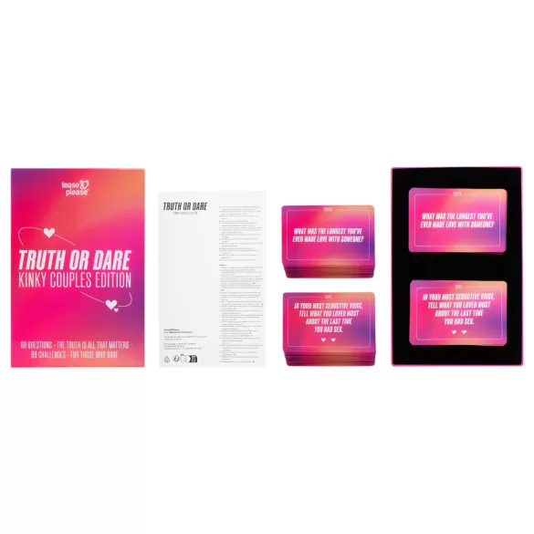 Tease&Please - tõeteraamat paaridele - inglise keeles