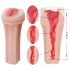 Tracy's Dog 3D Stroker - elutru vagiinahoidja (valge-naturaalne)